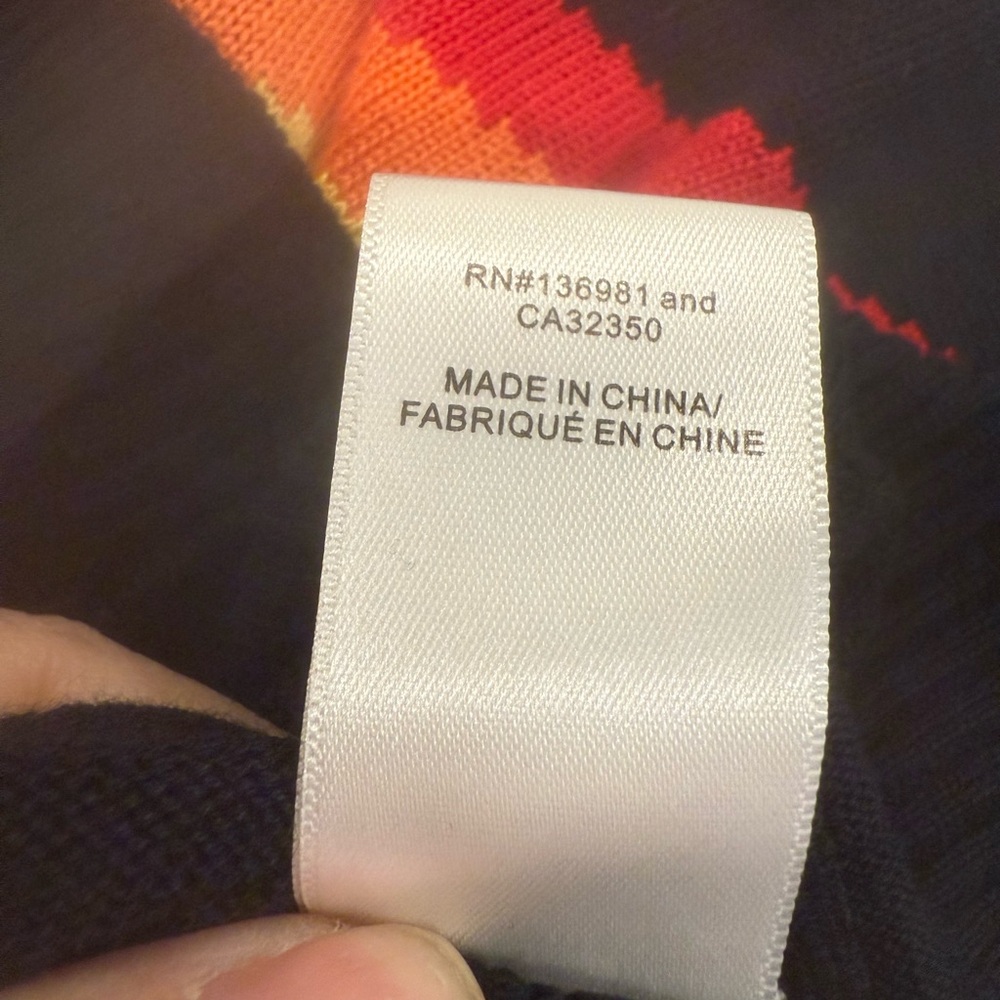 SPIRITUAL GANGSTER X MADELEINE THOMPSON Beatrice Rainbow Sweater Black size M - Picture 9 of 9